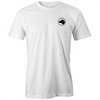 white  t-shirt black lab logo