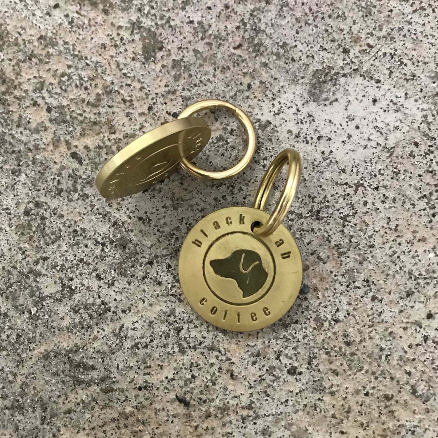 Dog tag - solid brass for Labrador retrievers – Black Lab Coffee
